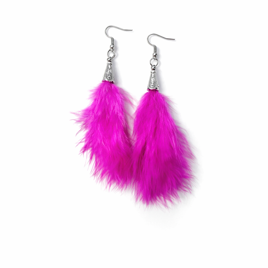 Pink Boho Feather